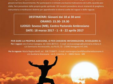 Una proprosta di riflessione sulla propria vita e vocazione