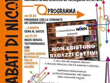 Tornano i SABATI DI NICODEMO