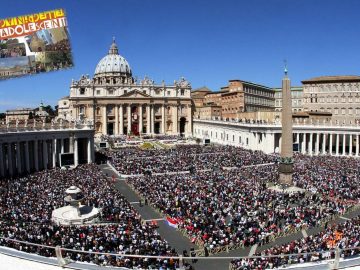 Pellegrini a Roma con i ragazzi della Professione di Fede!