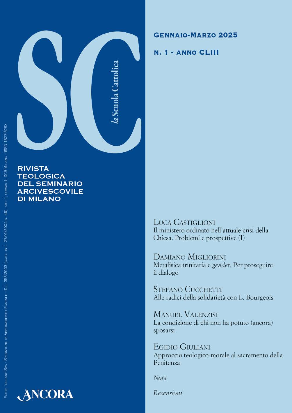 Copertina SC 1-2025